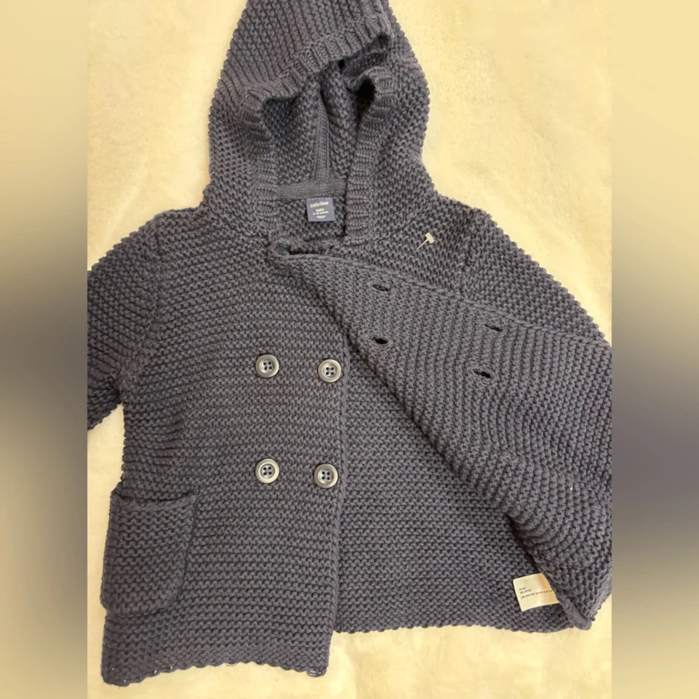 GAP Navy Blue Kids Hooded Sweater